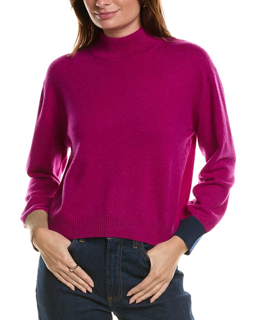 

Пуловер из кашемира Forte Cashmere Crop, розовый
