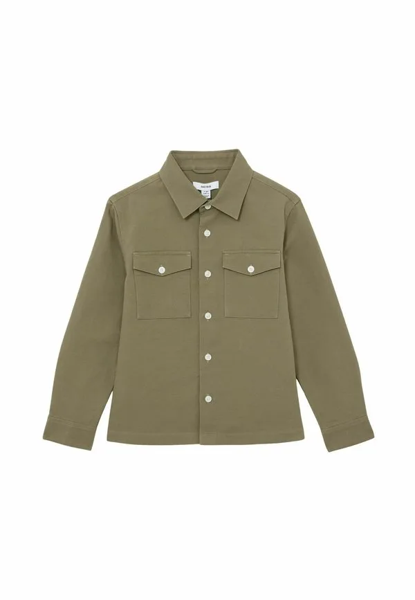 Легкая куртка на пуговицах с островным принтом Reiss, Green — фото 4