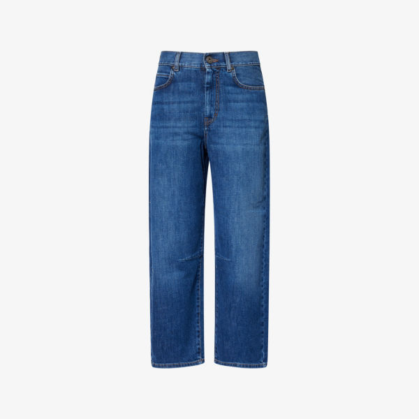 

Джинсы Max Mara Weekend Caprile с расклешенными штанинами, синий