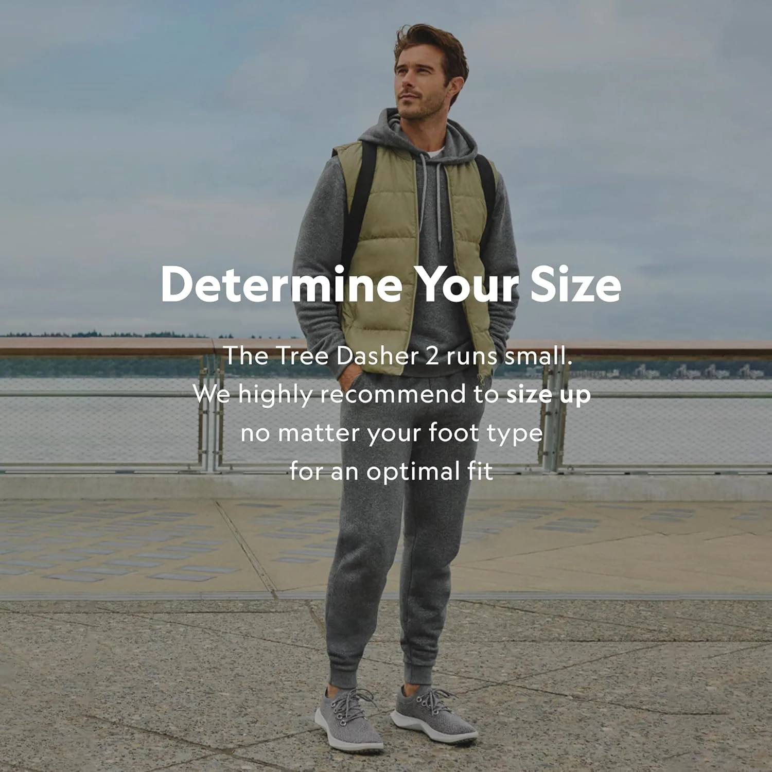 Мужские кроссовки Allbirds Tree Dasher 2 для активного бега и ходьбы, черный — фото 3