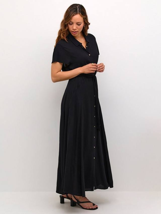 

Платье-рубашка zaya maxi Soaked In Luxury, черный