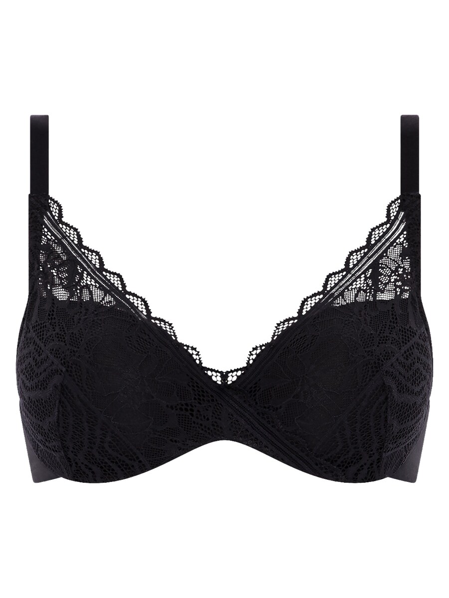 

Бюстгальтер-футболка Chantelle Easy Feel Floral Touch, черный