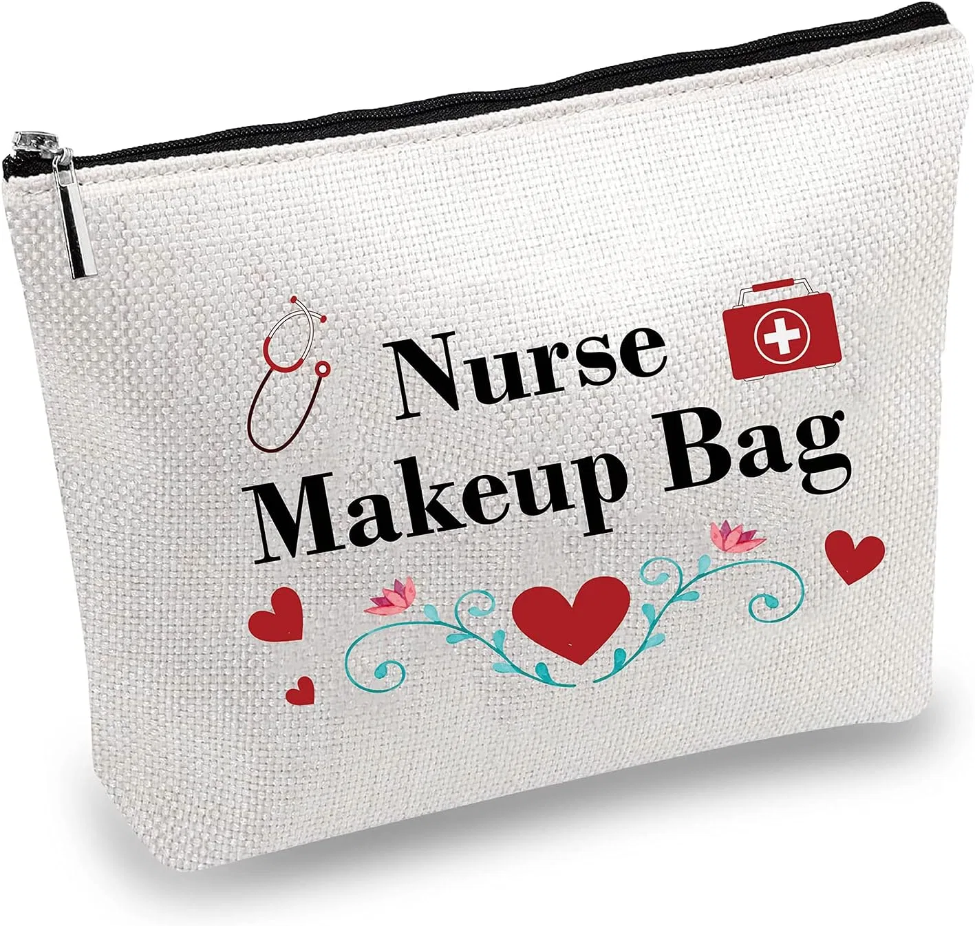 Косметичка CREATCABIN Nurse Survival Kit Bag, холщовая, с принтом Creatcabin, C