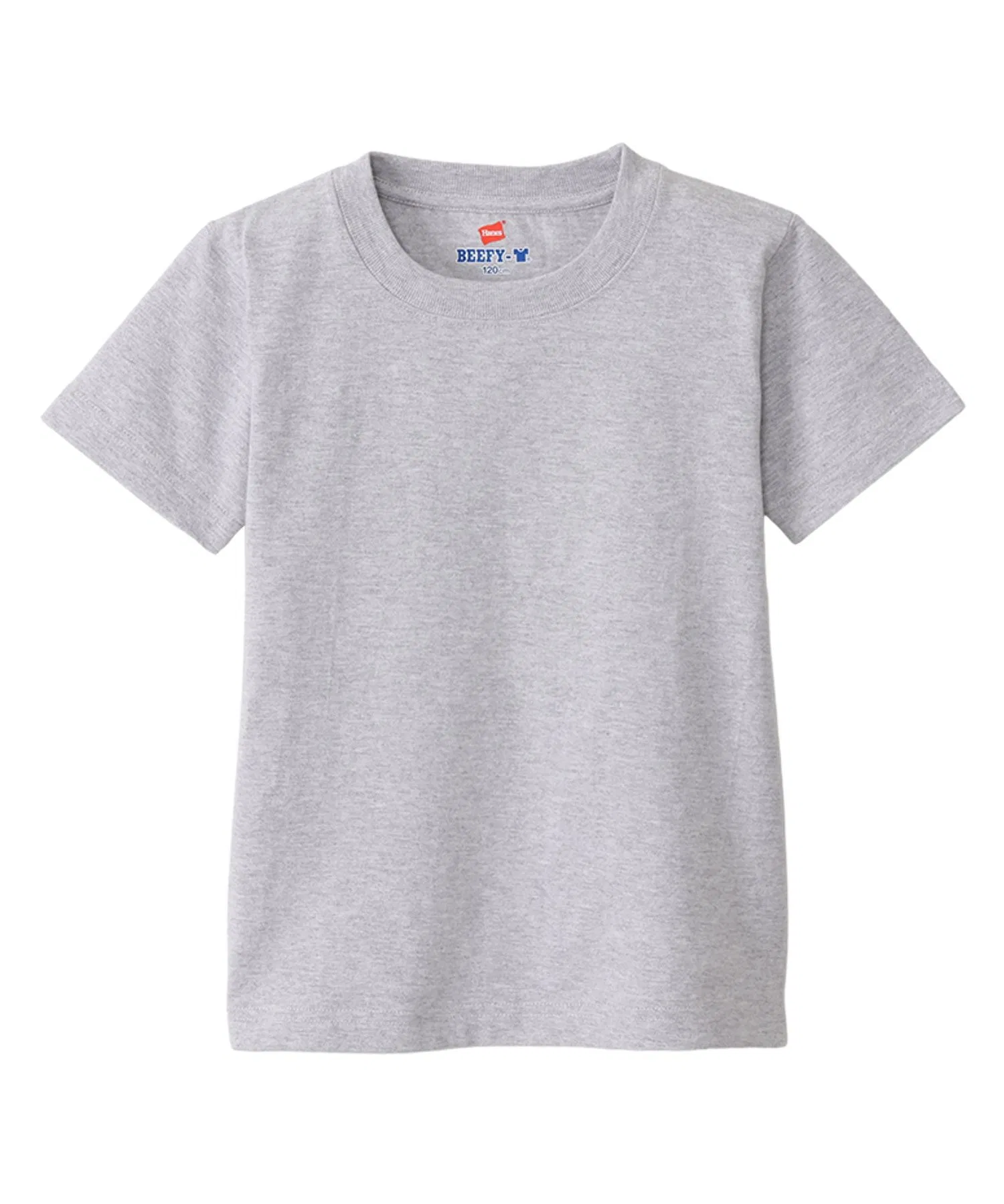 Детская футболка Hanes BEEFY-T с коротким рукавом тёмно-синяя — фото 3