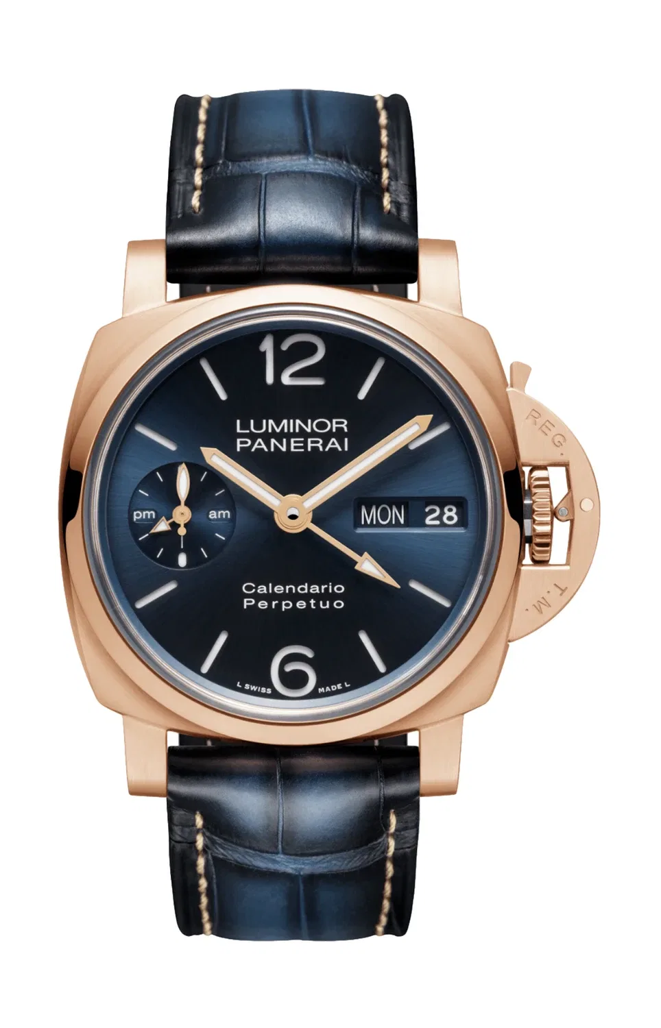 LUMINOR ВЕЧНЫЙ КАЛЕНДАРЬ GOLDTECH - PAM00742 PANERAI, золотой