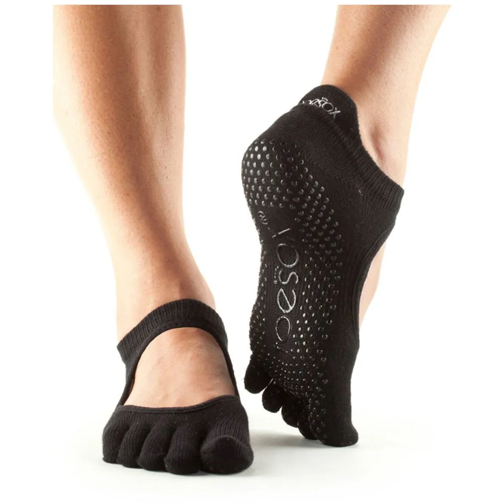 

Носки Fitness Mad Toesox Bellarina Slip, черный