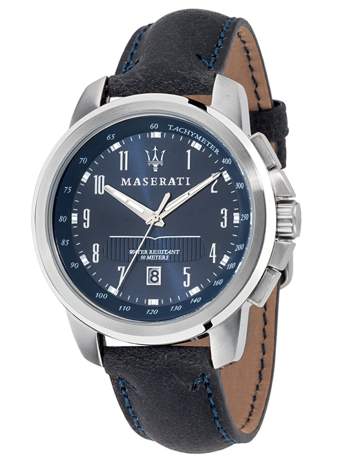 

Maserati Часы Analog 'Successo' в темно-синем цвете