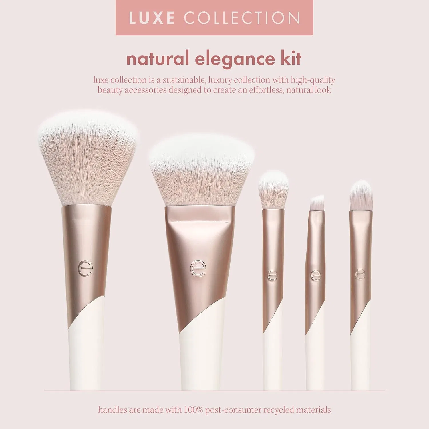 Набор кистей для макияжа «Luxe Natural Elegance» от EcoTools (5 шт.) Ecotools — фото 3