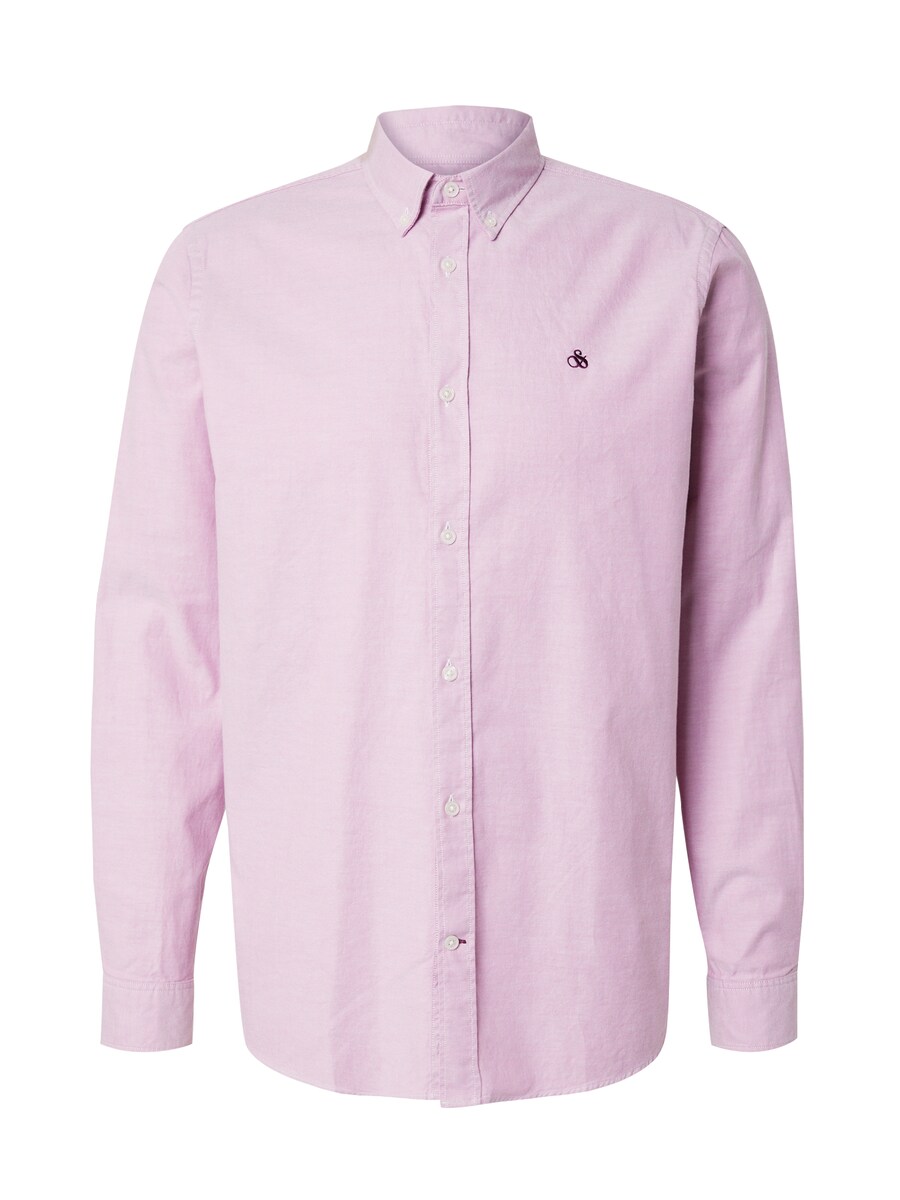

Рубашка обычного кроя на пуговицах SCOTCH & SODA Essential, розовый