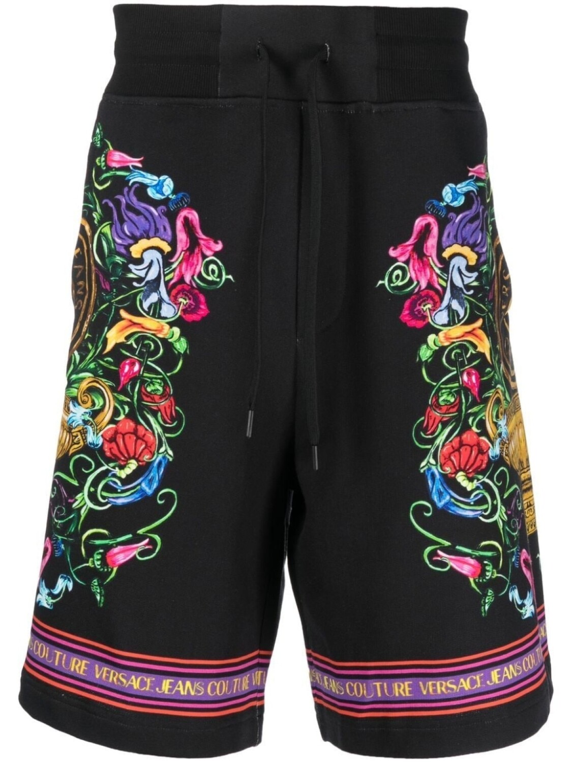 

Versace Jeans Couture спортивные шорты с абстрактным принтом, черный