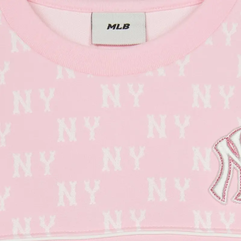MLB KIDS Свитшот New York Yankees Light Pink для детей 3-7 лет — фото 4