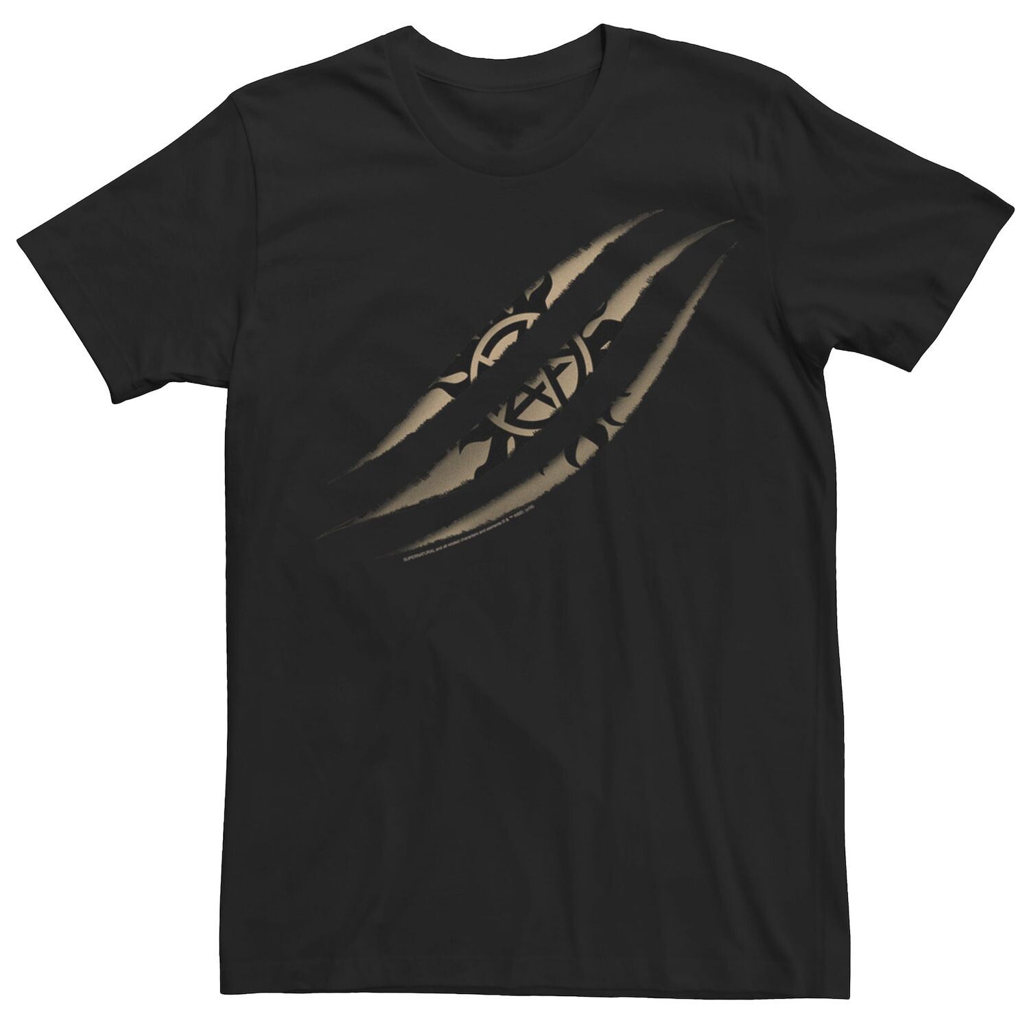 

Мужская футболка Supernatural The Mark Claw Marks Licensed Character