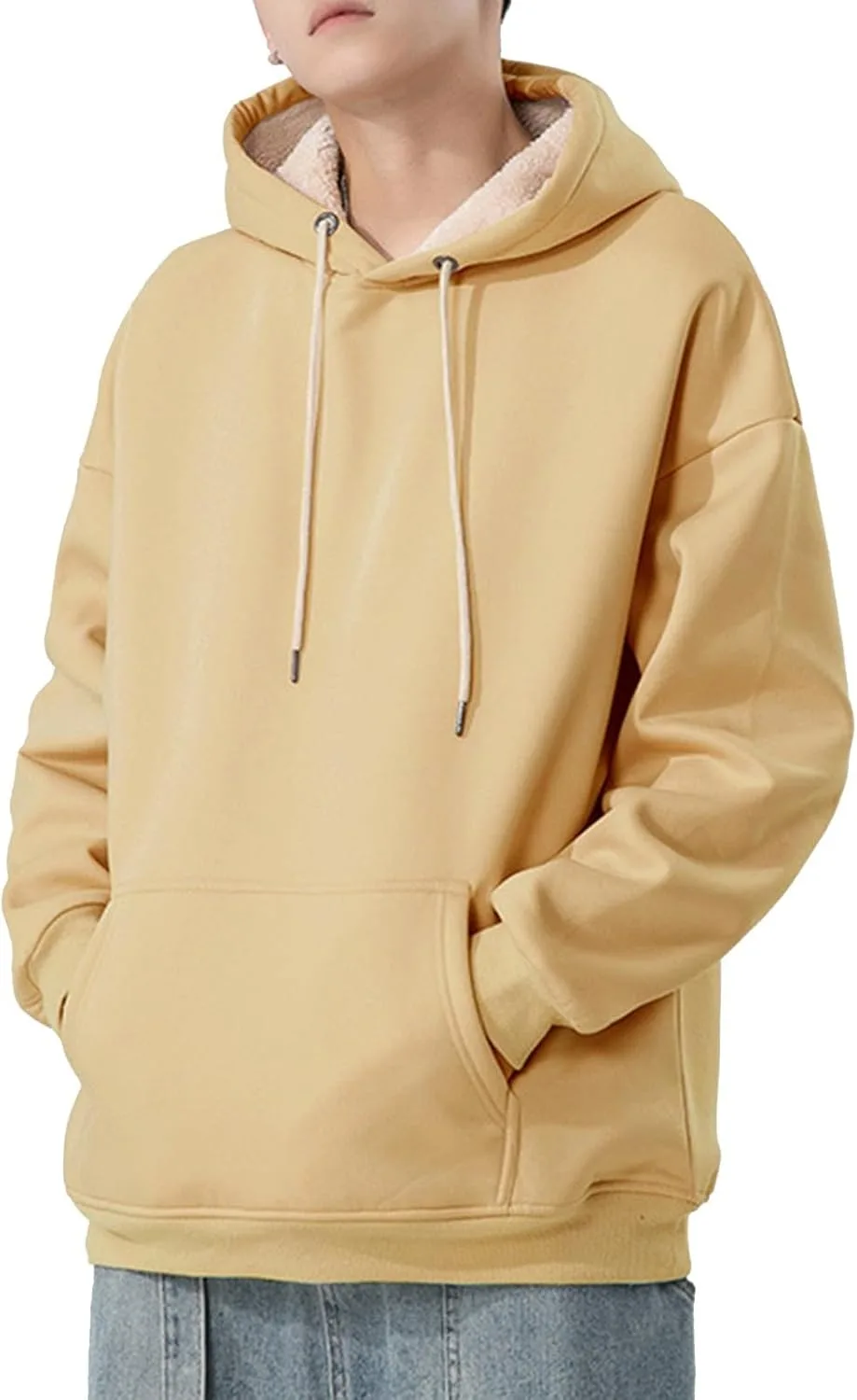 Толстовка с капюшоном Oversized Sherpa Lined