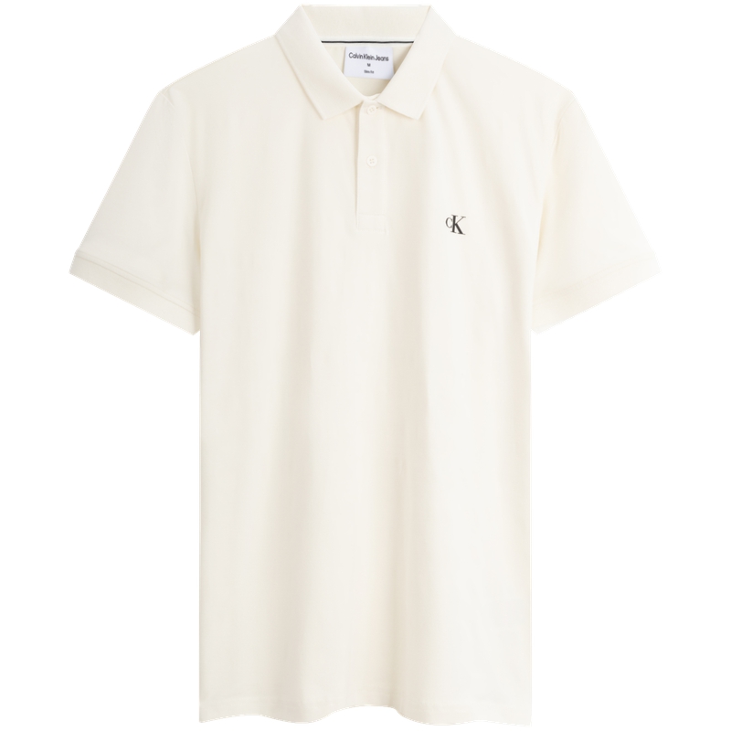 

Мужские рубашки поло с воротником-поло, умеренно прямой крой Calvin Klein, ybi-айвори