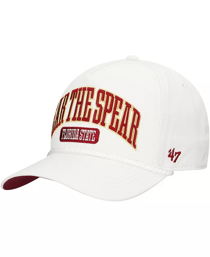 

Мужская белая бейсболка-кнопка Florida State Seminoles Local Arch Hitch '47 Brand