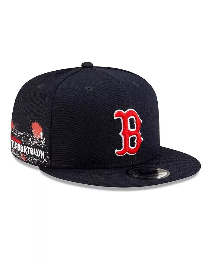 

X MLB Мужская темно-синяя бейсболка Boston Red Sox 9FIFTY Snapback Guy Fieri's Flavortown