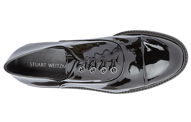 SW Плоские Туфли Женские Красные Черные Stuart Weitzman — фото 4