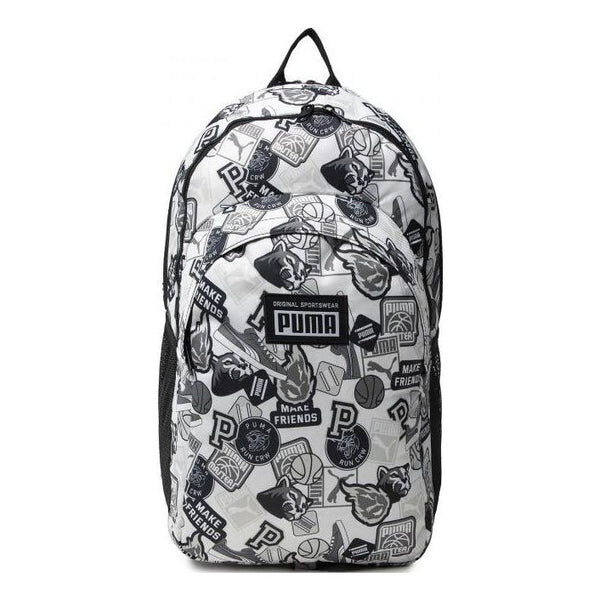 

Сумка academy backpack 'white black grey' Puma, белый