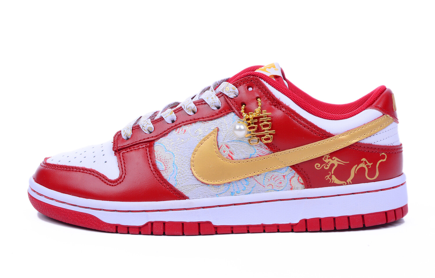 

Мужские кроссовки для скейтбординга Nike Dunk Low, красный