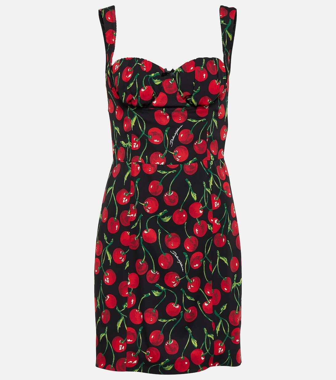 

Мини-платье Cherry Charmeuse DOLCE&GABBANA, черный