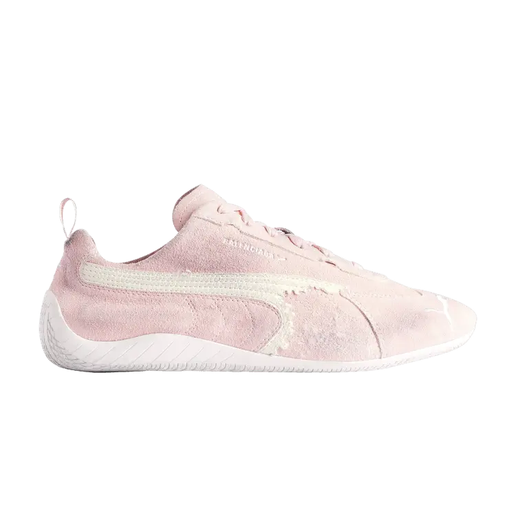 Кроссовки Balenciaga Balenciaga x Wmns Speedcat Suede 'Pink White', розовый