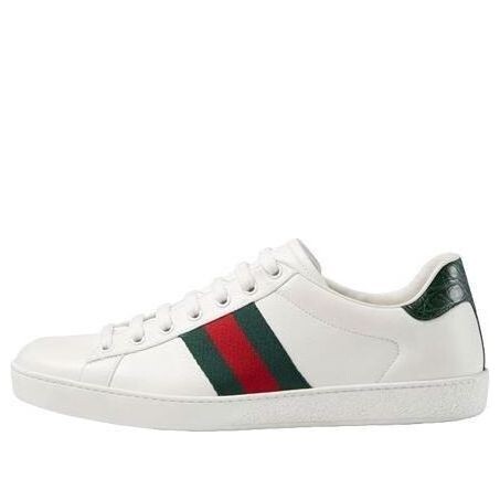 

Кроссовки ace leather 'white' Gucci, белый
