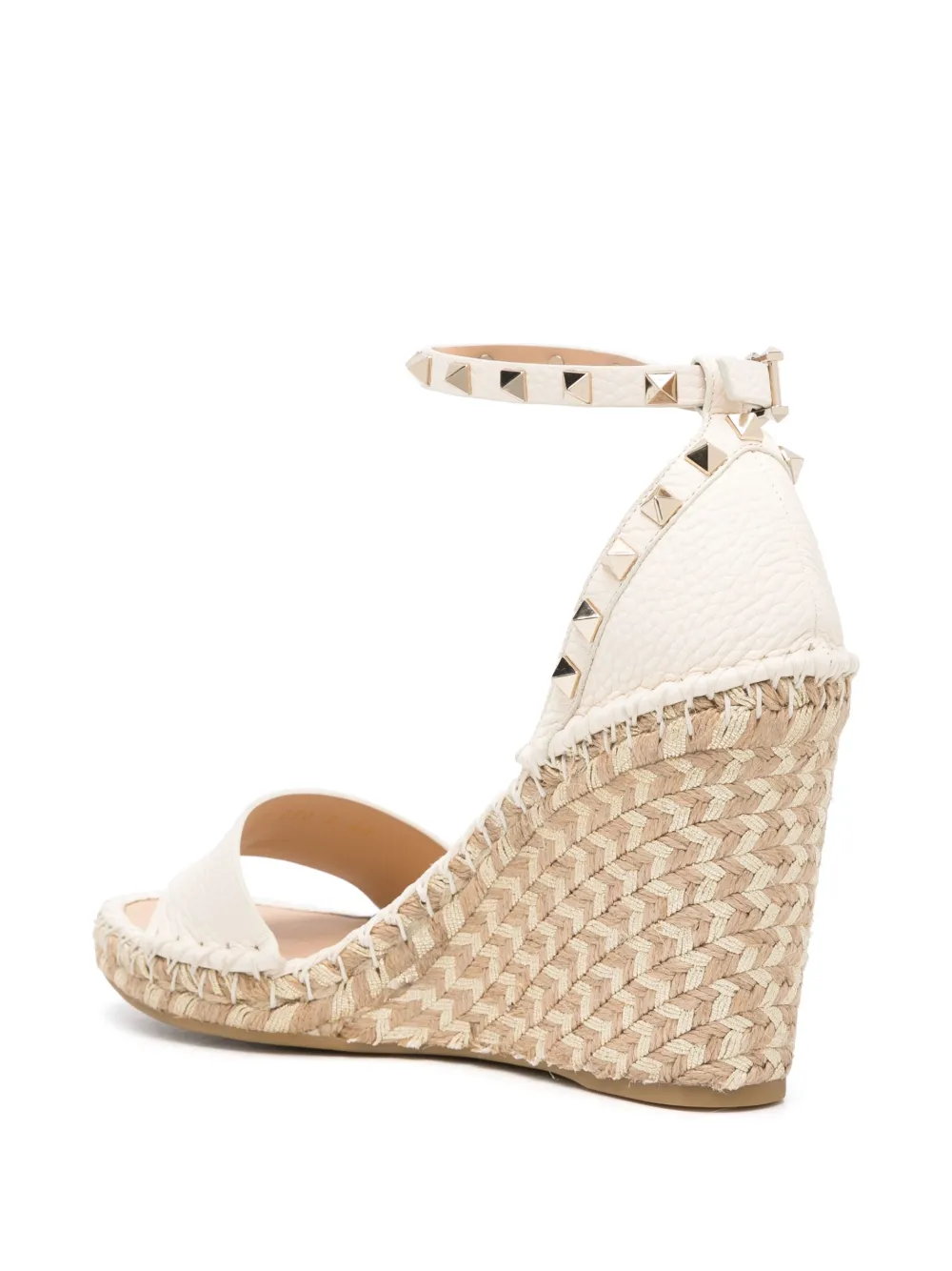 Эспадрильи Rockstud 105 на танкетке VALENTINO GARAVANI, нейтральный — фото 3