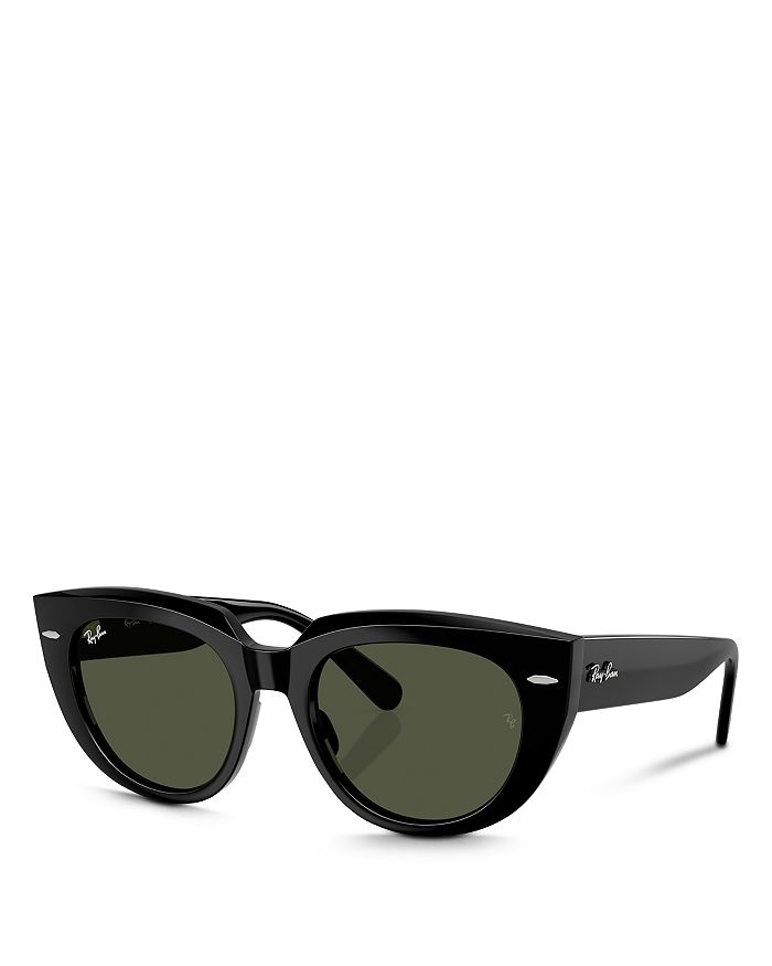 

Солнцезащитные очки Doreen Square, 52 мм Ray-Ban, черный