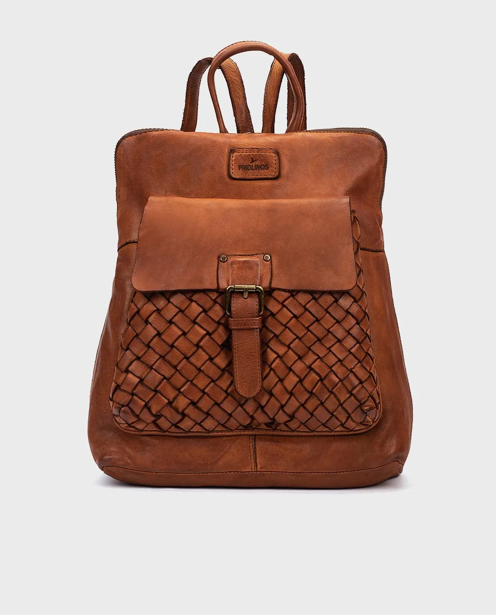 

Женская кожаная сумка на молнии Pikolinos, коричневый