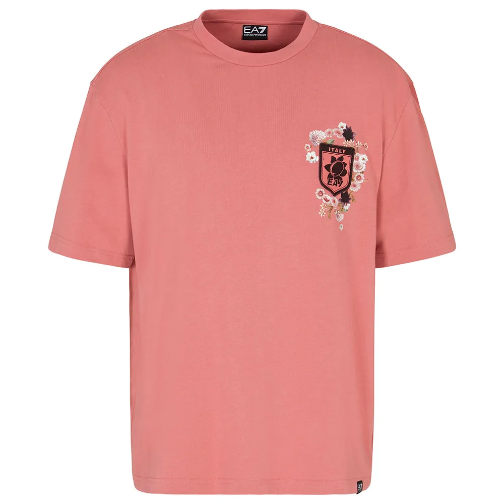 

Футболка с коротким рукавом EA7 EMPORIO ARMANI Train Club House Rugby, розовый