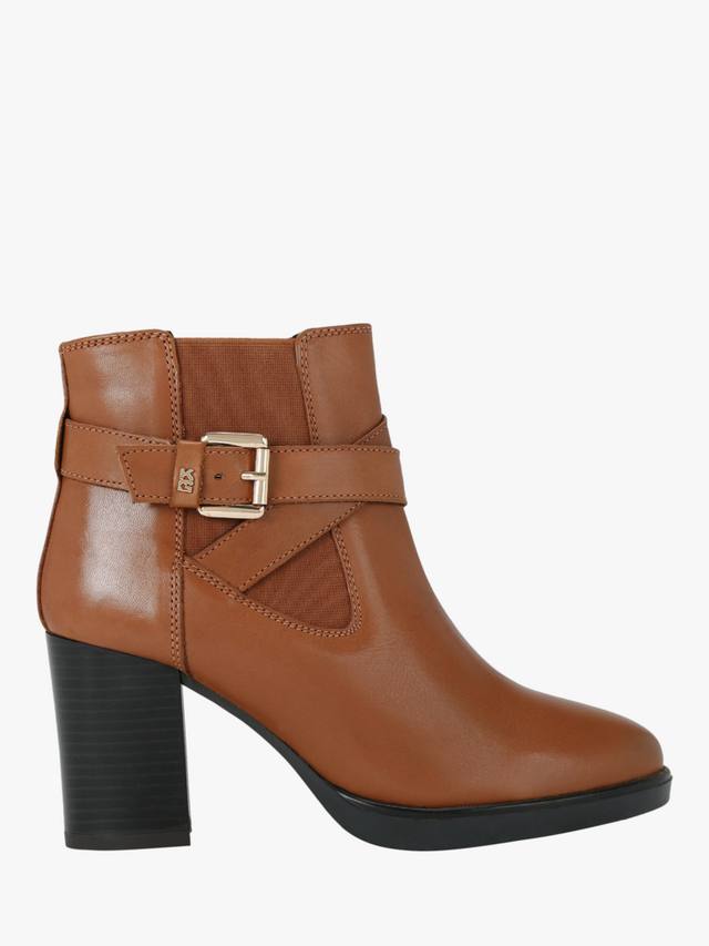Ботильоны из натуральной кожи шалфея KG Kurt Geiger, желто-коричневый