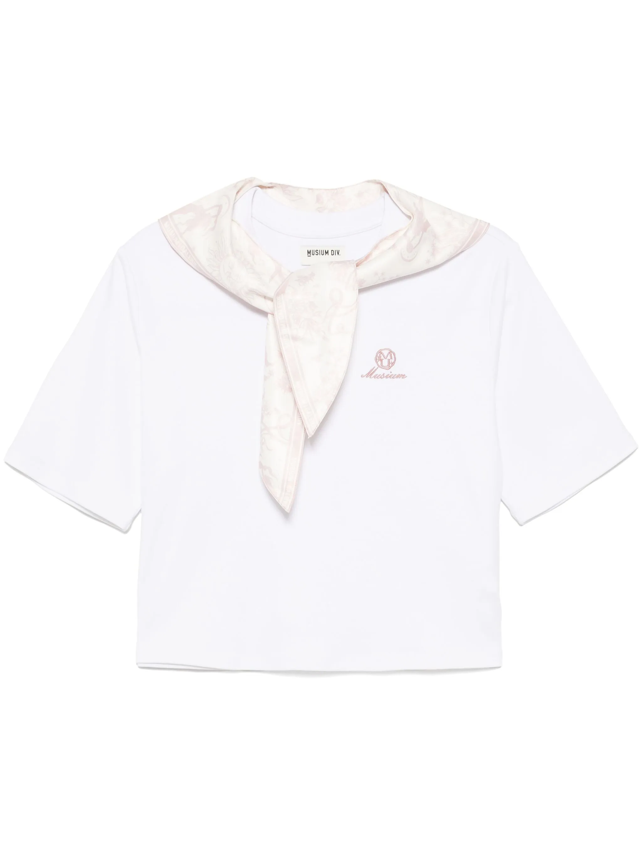 

Футболка с вышитым логотипом Musium Div., белый