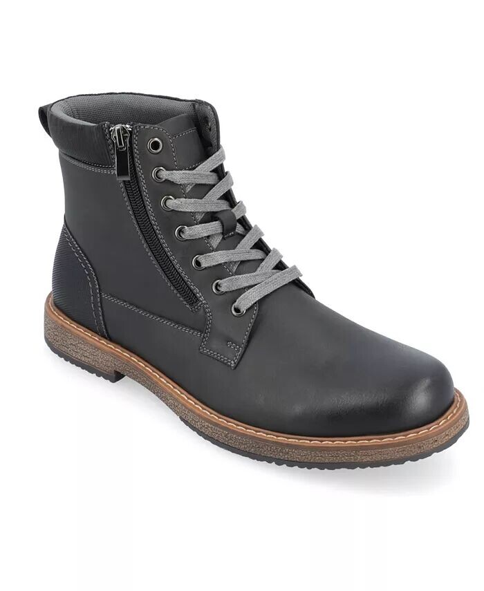 

Мужские ботинки Metcalf Tru Comfort Foam со шнуровкой и круглым носком Vance Co., серый
