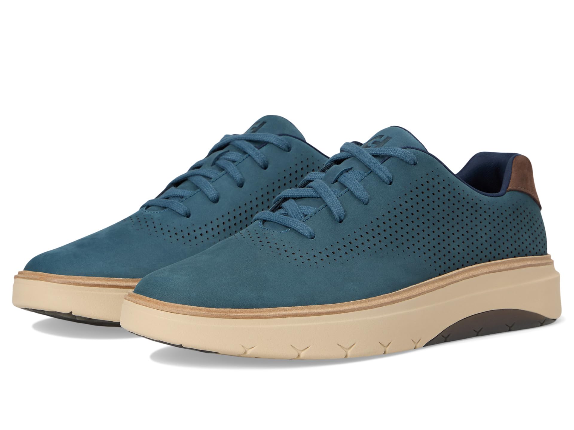 

Кроссовки Cole Haan Grandpro Featherarc Laser Sneakers, Orion Blue Nubuck/Oxford Tan/Lava