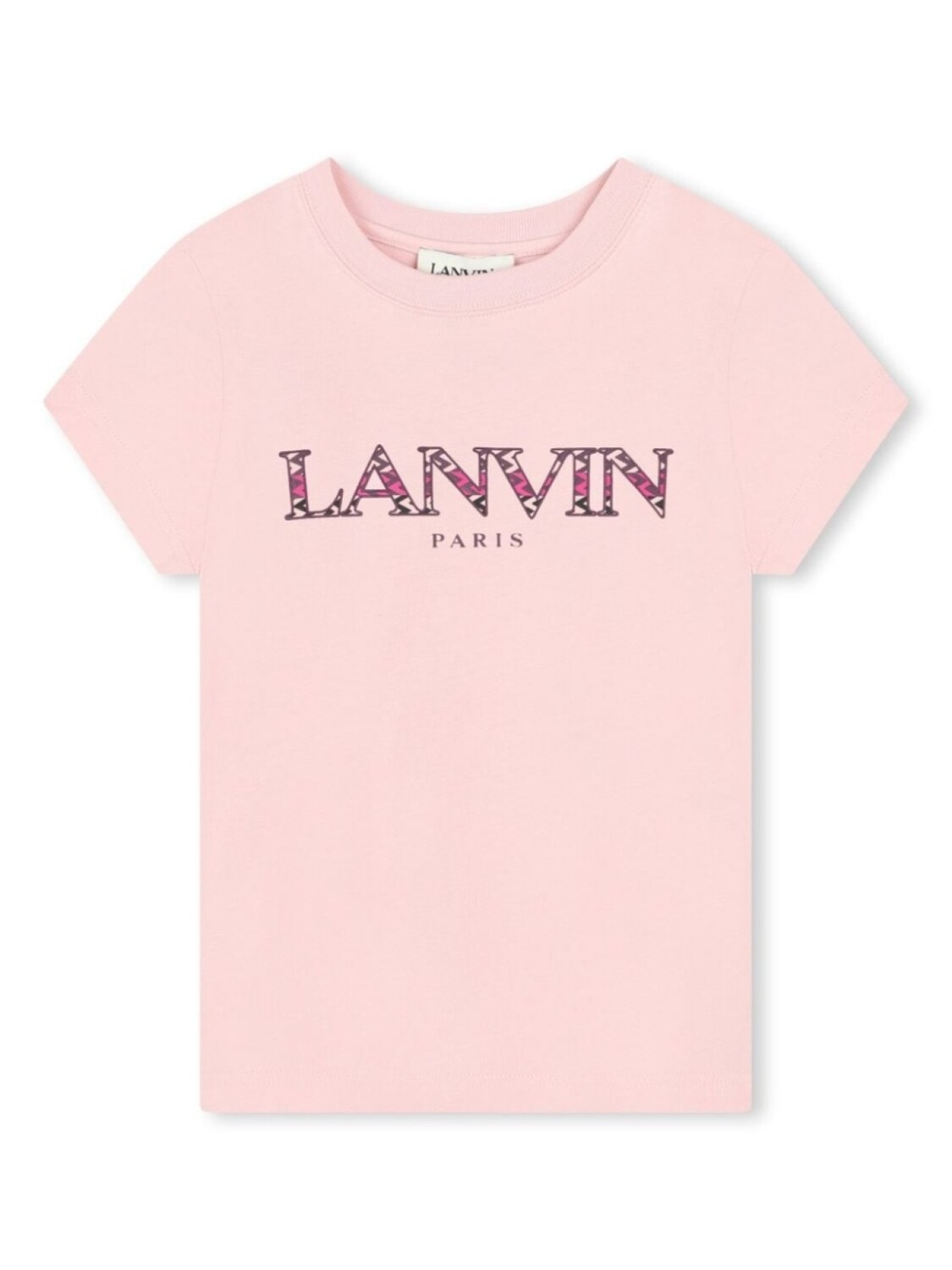 

Lanvin Enfant футболка с логотипом, розовый