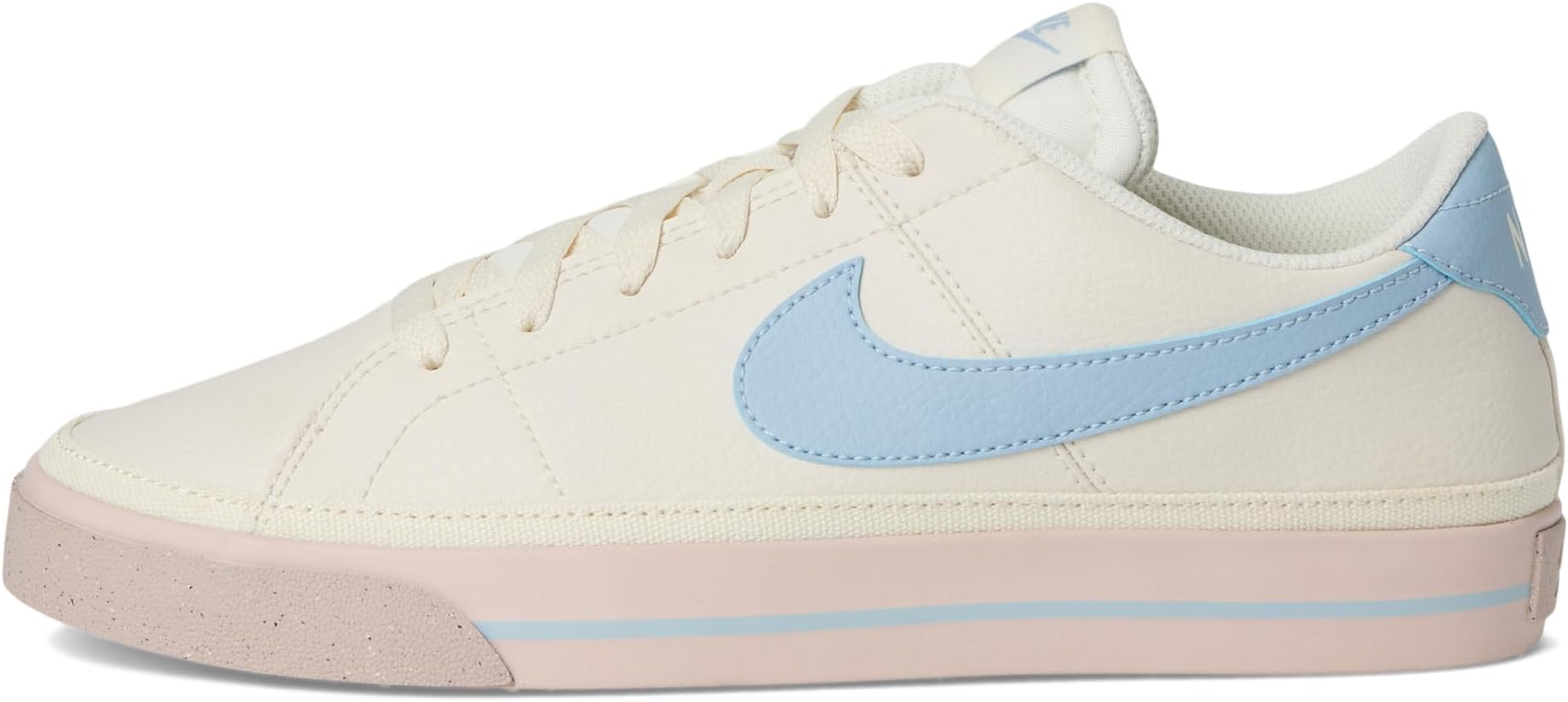 Кроссовки Nike Women's Court Legacy Next Nature, Pale Ivory/Light Armory Blue/Silt Red — фото 4