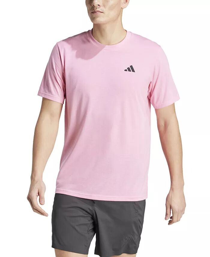

Мужская футболка Essentials с логотипом Feel Ready adidas, розовый