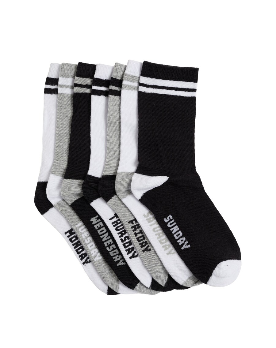 

Носки WE Fashion, цвет Grey/Black/White