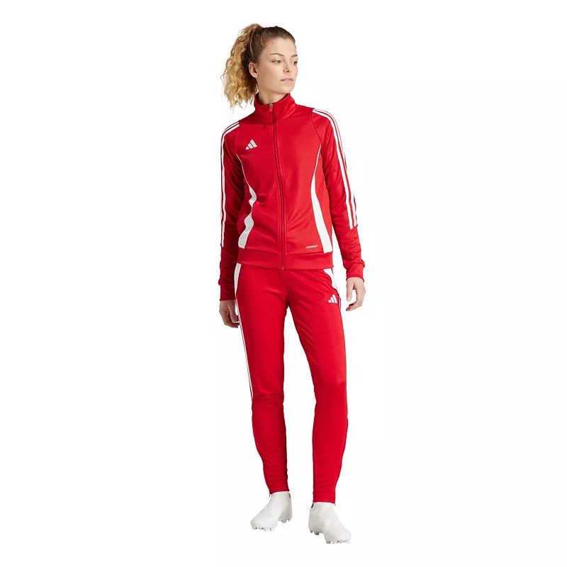

Женская тренировочная куртка Adidas Tiro 24, цвет Team Power Red/White