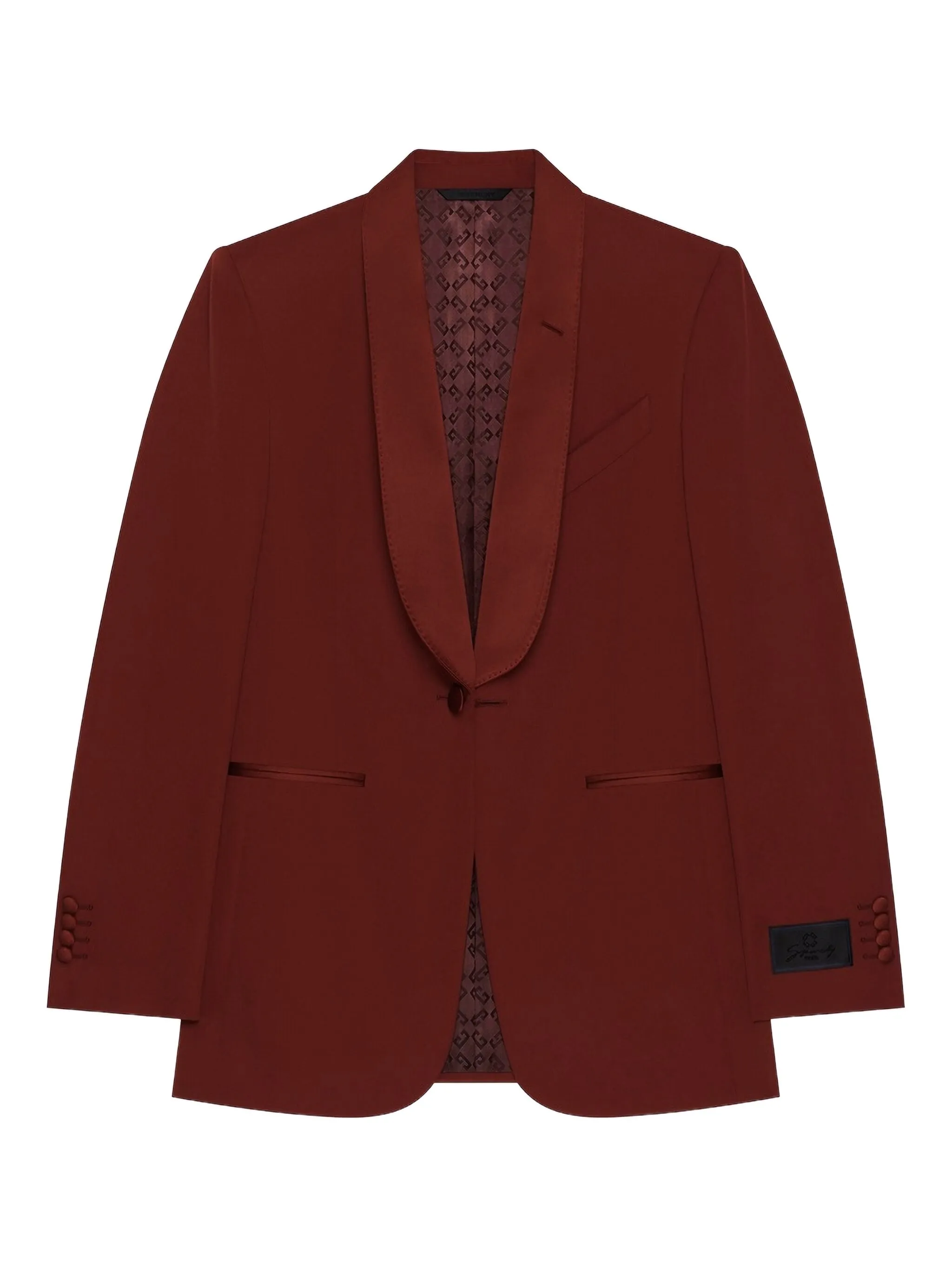 

Пиджак с лацканами-шалькой Givenchy, красный