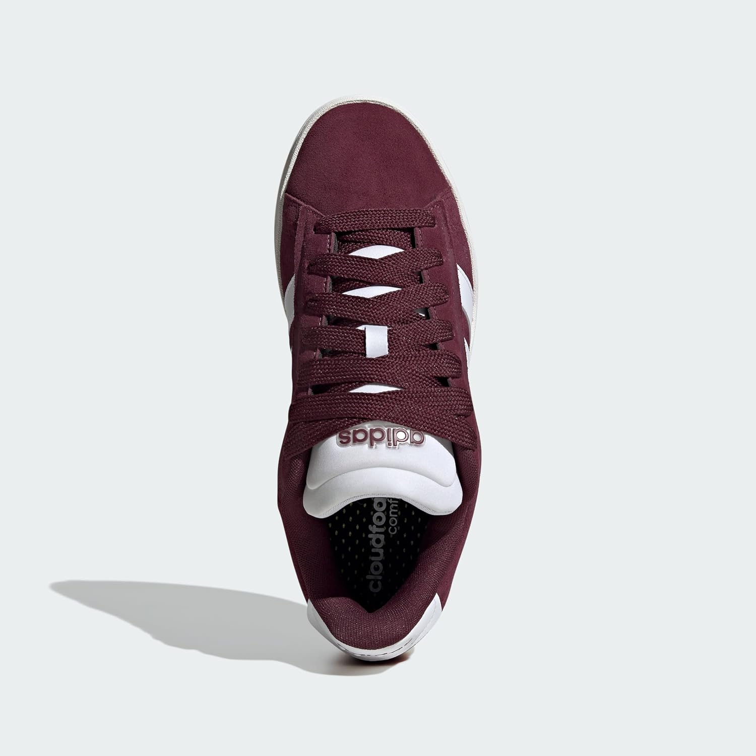 Мужские кроссовки Adidas Grand Court Alpha 00s, белый/бордовый — фото 4