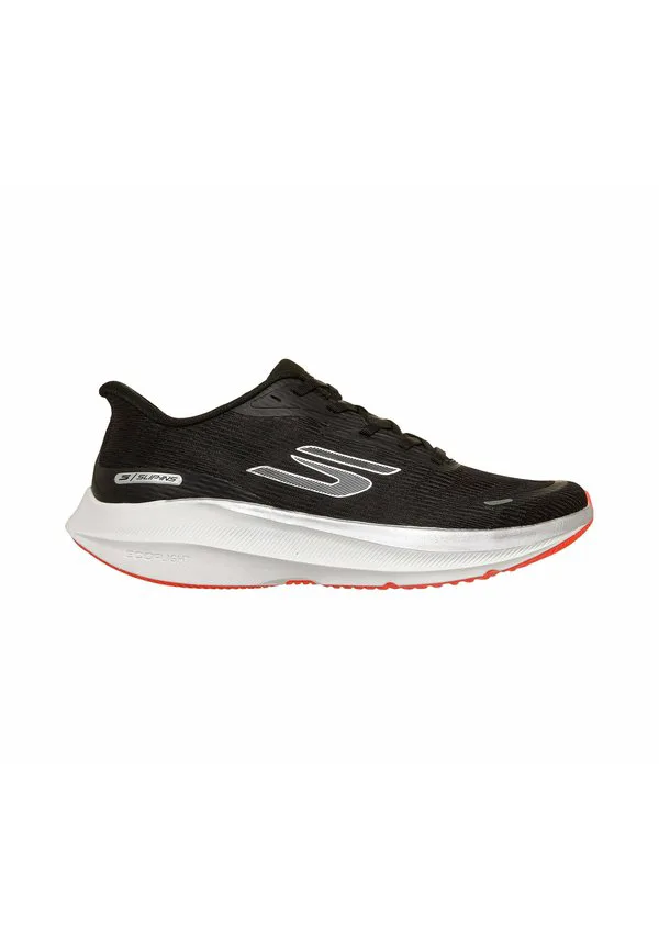Кроссовки для бега по шоссе lauf aero pulse slipin Skechers Performance, Black Textile/Silver/Orange Trim — фото 4
