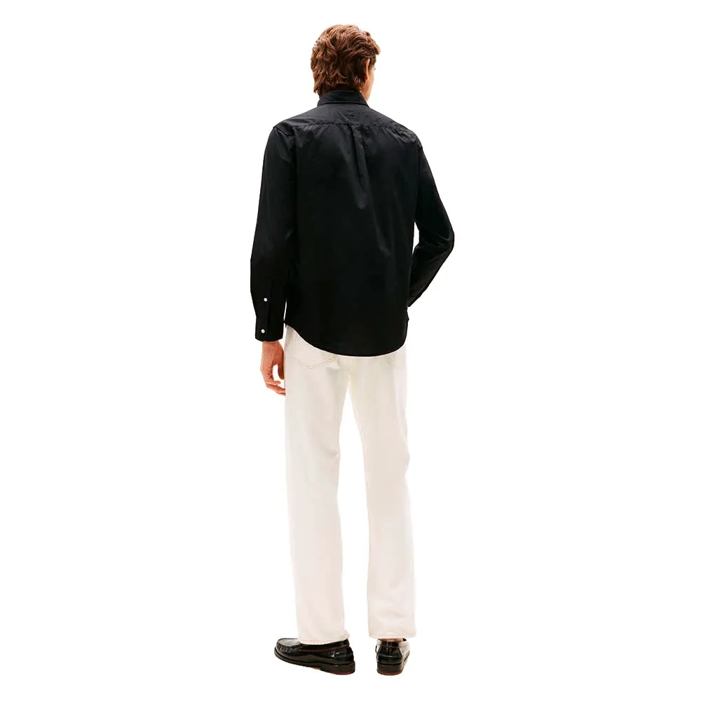 Рубашка с длинным рукавом Tommy Hilfiger Core Flex Regular Fit, черный — фото 2