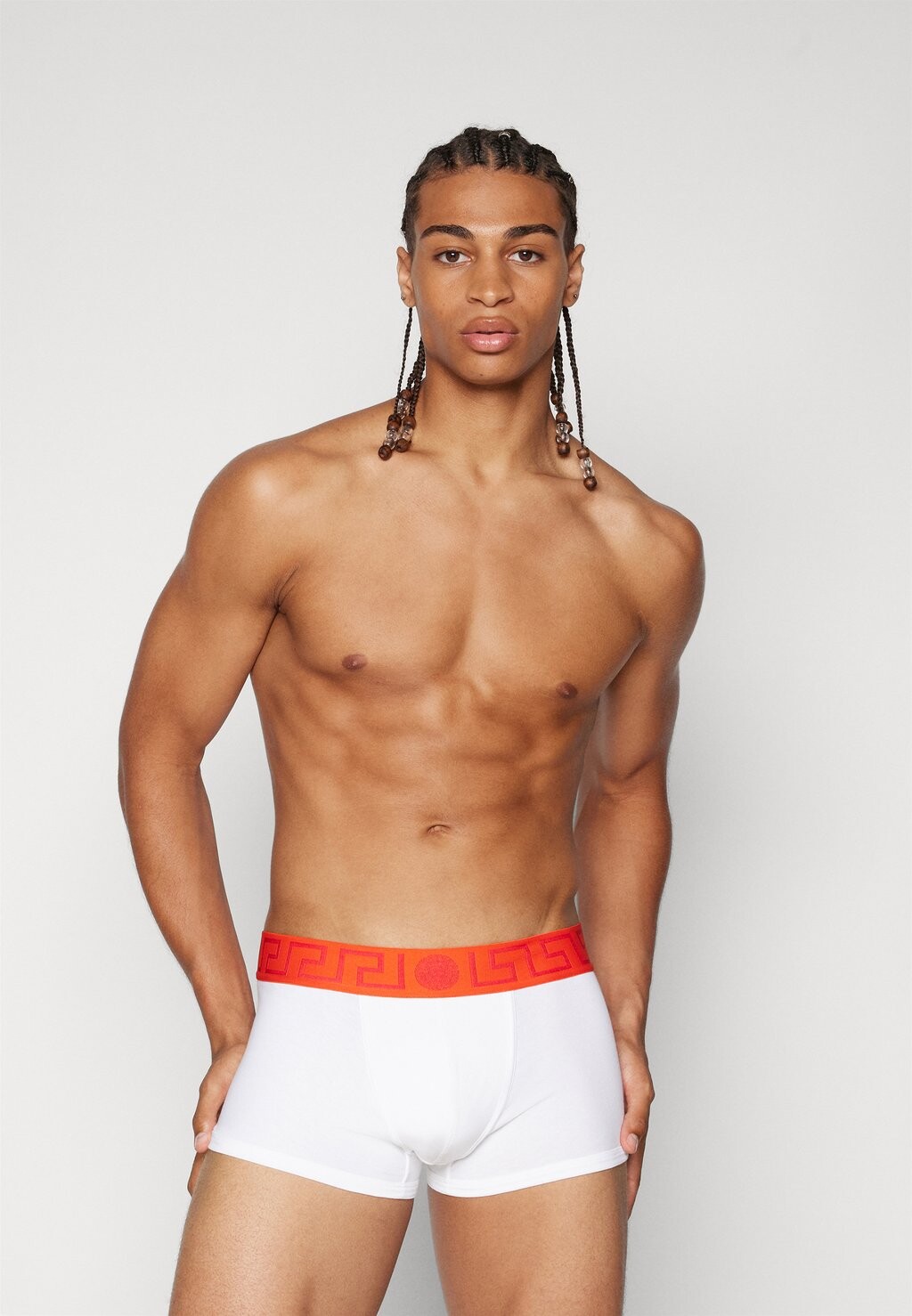 

Трусики UNDERPANTS LOW RISE TRUNK TOPEKA STRETCH NEW LOGO Versace, белый