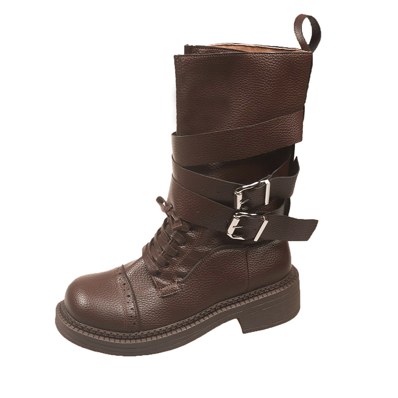 Ботильоны женские Alxnan, Brown