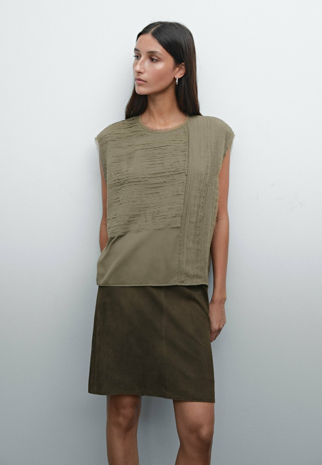 

Блуза Massimo Dutti, зеленый