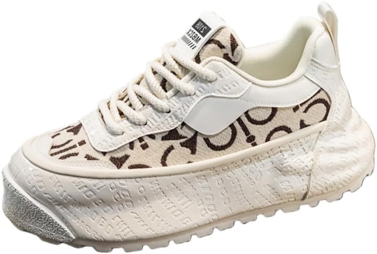 

Модные мужские спортивные кроссовки - повседневные и - толстая подошва для увеличения роста - доступны большие размеры Fusecottc, слоновая кость