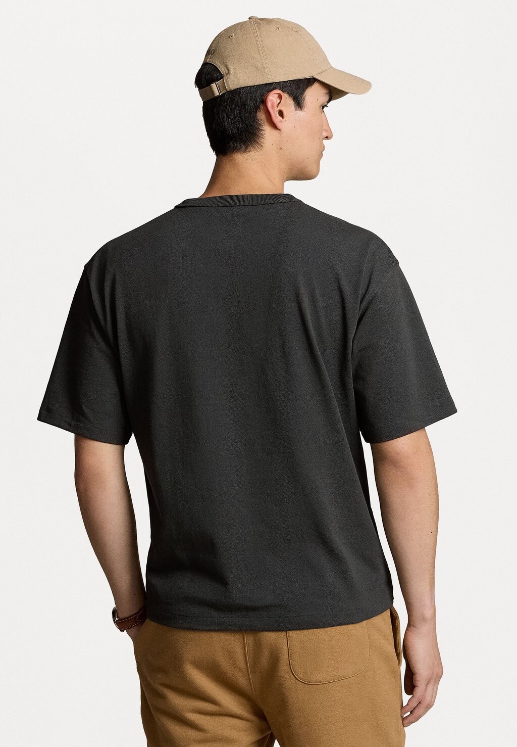 

Базовая футболка RELAXED FIT LOGO JERSEY T-SHIRT Ralph Lauren, темно-серый