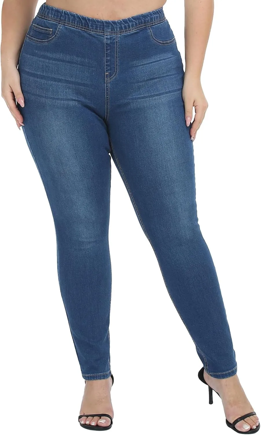 

Jeggings для женщин High Waist, Stretchy Jeans Slim Fit LICTZNEE