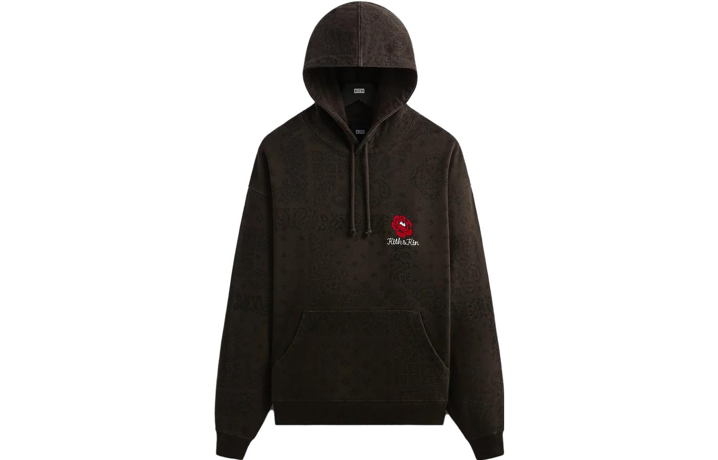 

Худи Paisley Nelson KITH, коричневый